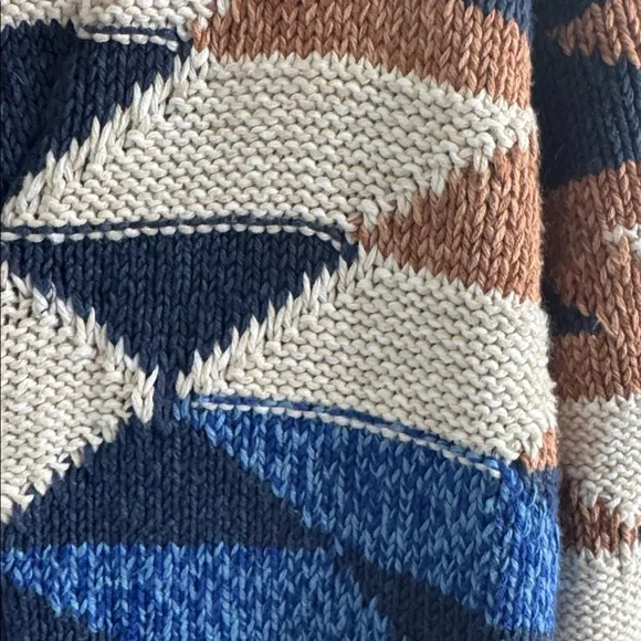 LUCKY BRAND WOMENS CARDIGAN SOUTHWESTERN AZTEC THICK COTTON SOFT MEDIUM - Picture 3 of 16
